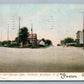 BROOKLYN NY FLATBUSH WASHINGTON & CLASSEN AVE. ANTIQUE POSTCARD