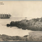 CAPE COTTAGE ME OUTWARD BOUND ANTIQUE REAL PHOTO POSTCARD RPPC