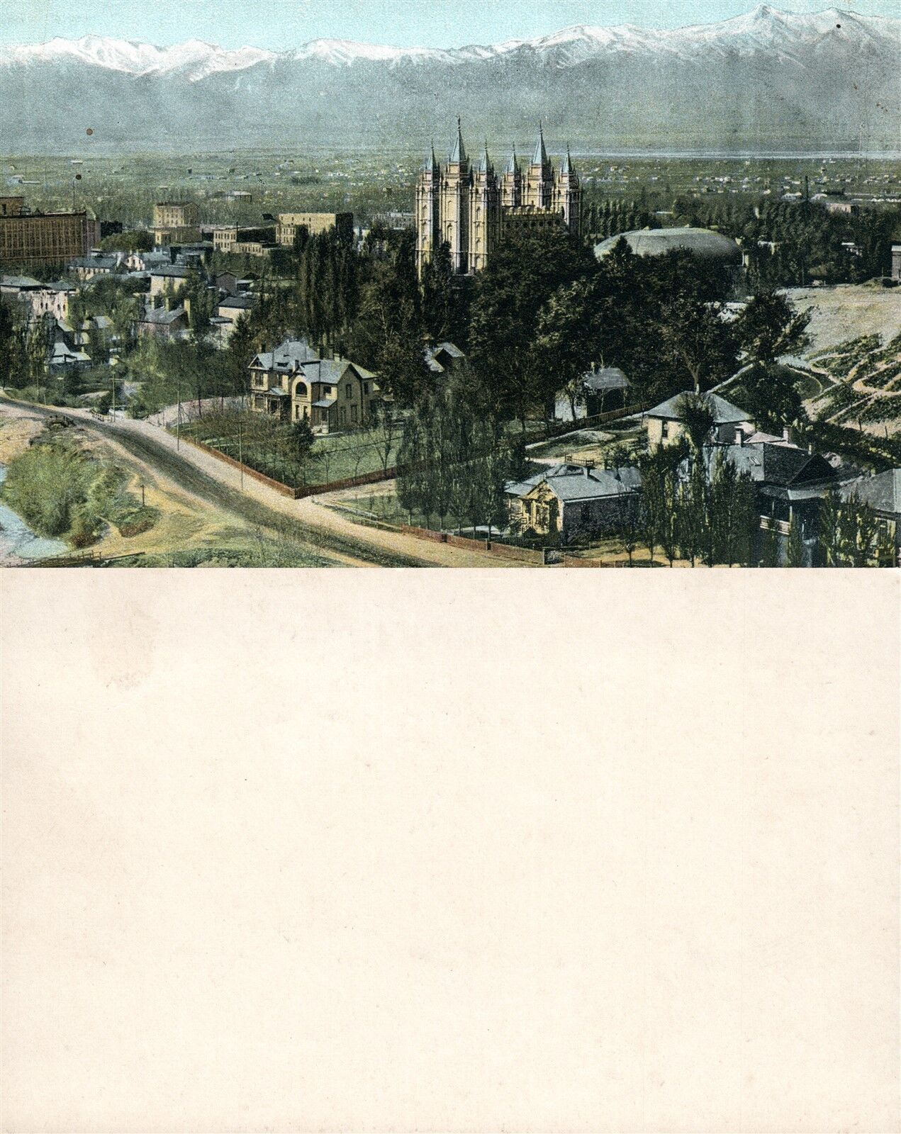 SALT LAKE CITY ANTIQUE POSTCARD