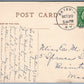 BATAVIA NY WASHINGTON AVENUE SCHOOL ANTIQUE POSTCARD w/ CORK CANCEL