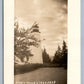 CASTINE ME DICE'S HEAD LIGHT HOUSE VINTAGE REAL PHOTO POSTCARD RPPC