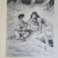 1895 TWO LITTLE PILGRIMS PROGRESS by FRANCES HODSON BURNETT antique ILLUSTRATED