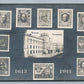 RUSSIAN TSARS POSTAL STAMPS ANTIQUE REAL PHOTO POSTCARD RPPC MOSCOW POST OFFICE