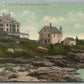 CASCO BAY ME SCENE AT HARPSWELL ANTIQUE POSTCARD