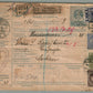 AUSTRIA ANTIQUE PARCEL CARD w/ STAMPS BEGLEITADRESSE BULLETIN D'EXPEDITION