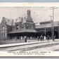 LEBANON PA RAILROAD STATION ANTIQUE POSTCARD RAILWAY TRAIN DEPOT