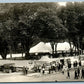 PRINCETON IL BUREAU CO. CHAUTAUQUA TENT ANTIQUE REAL PHOTO POSTCARD RPPC OLD CAR