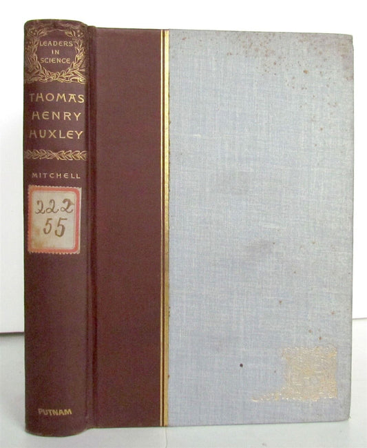 1900 THOMAS HENRY HUXLEY SKETCH OF HIS LIFE & WORK P. CHALMERS MITCHELL antique