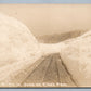 PIKE'S PEAK CO JUNE SNOW DRIFTS ANTIQUE REAL PHOTO POSTCARD RPPC railroad tracks