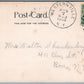 CAMDEN NY HIGH SCHOOL UNDIVIDED ANTIQUE 1906 POSTCARD