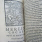 1581 ILLUSTRATED MACARONIC POETRY MERLINI COCAII antique 16th CENTURY RARE