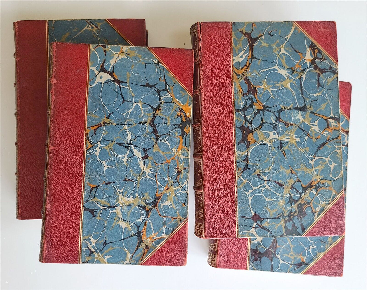 1881 DIARY & CORRESPONDENCE of JOHN EVELYN antique 4 VOLUMES illustrated