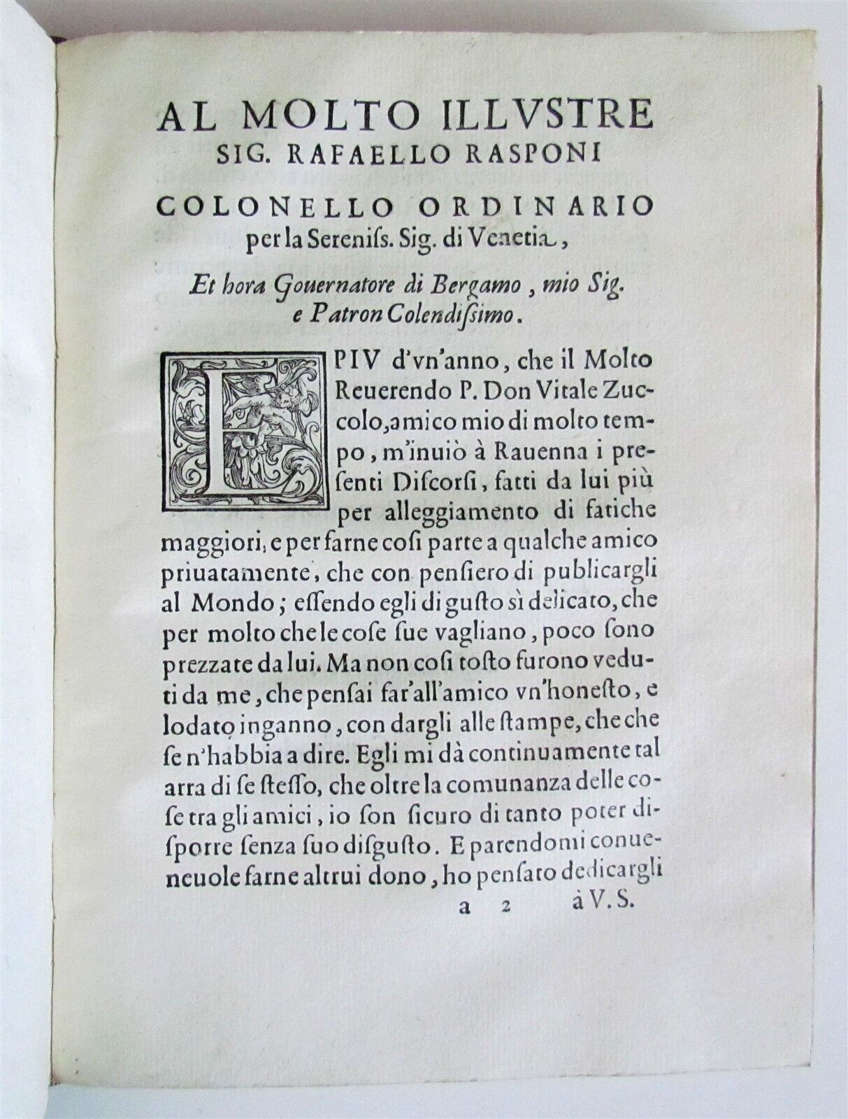 1588 Delle lettere familiari del sig. TORQUATO TASSO antique vellum 16th century