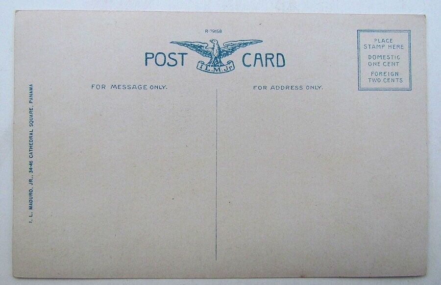 VINTAGE POSTCARD - PIERS 7 & 8 CRISTOBAL CANAL ZONE PANAMA CANAL