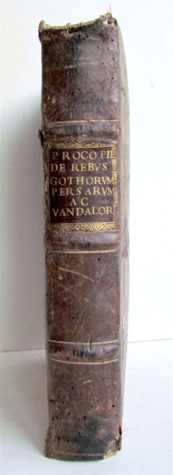 1531 HISTORY of GOTHIC WAR antique De rebus Gothorum Persarum ac Vandalorum RARE