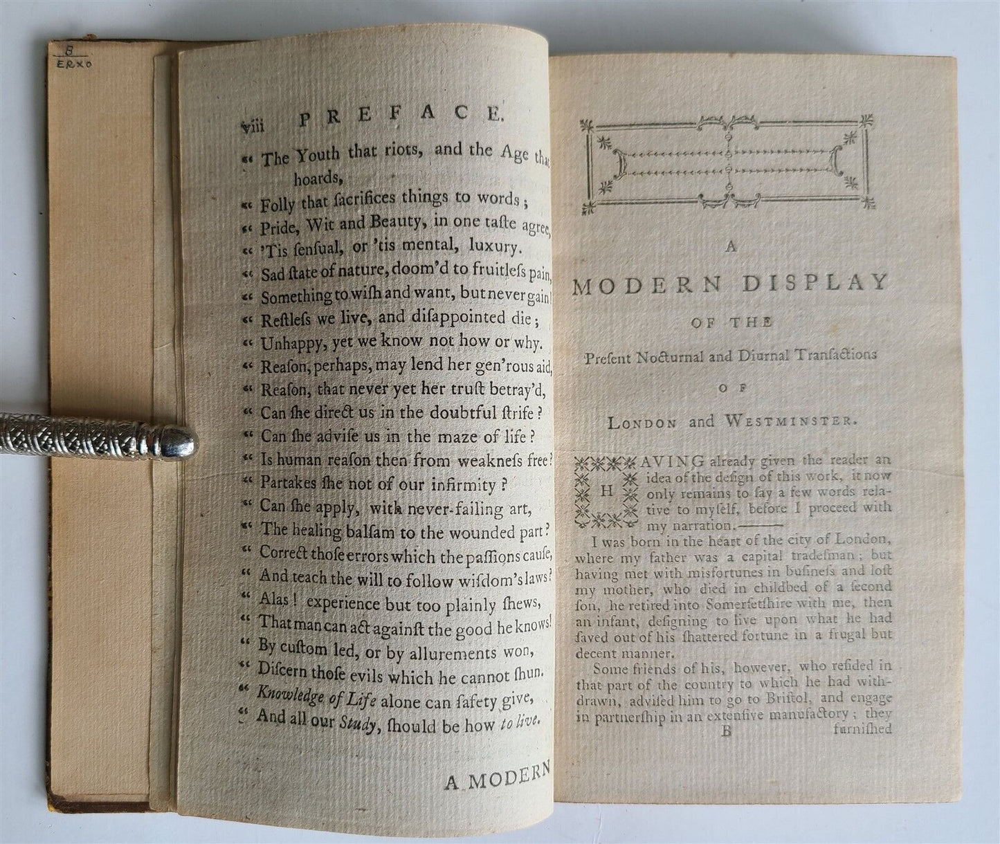 1770s NEW LONDON SPY 24 HOURS RAMBLE by RICHARD KING antique