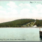 LAKE HOPATCONG NJ NOLAN'S POINT 1908 ANTIQUE POSTCARD