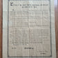 1848 GERMAN BROADSIDE of GRAND DUKE LUDWIG III antique 16.5 by 20.5"