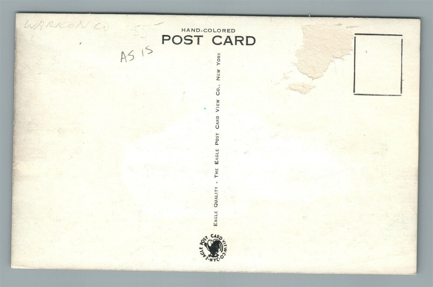 BELVIDERE NJ MOUNTAIN LAKE CASINO ANTIQUE POSTCARD