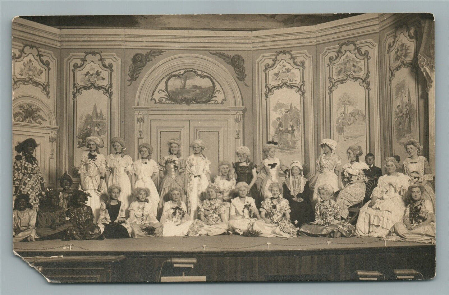 BLOOMSBURG PA THEATRE ANTIQUE REAL PHOTO POSTCARD RPPC