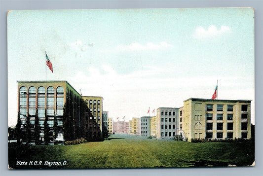 DAYTON OH VISTA N.C.R. ANTIQUE POSTCARD