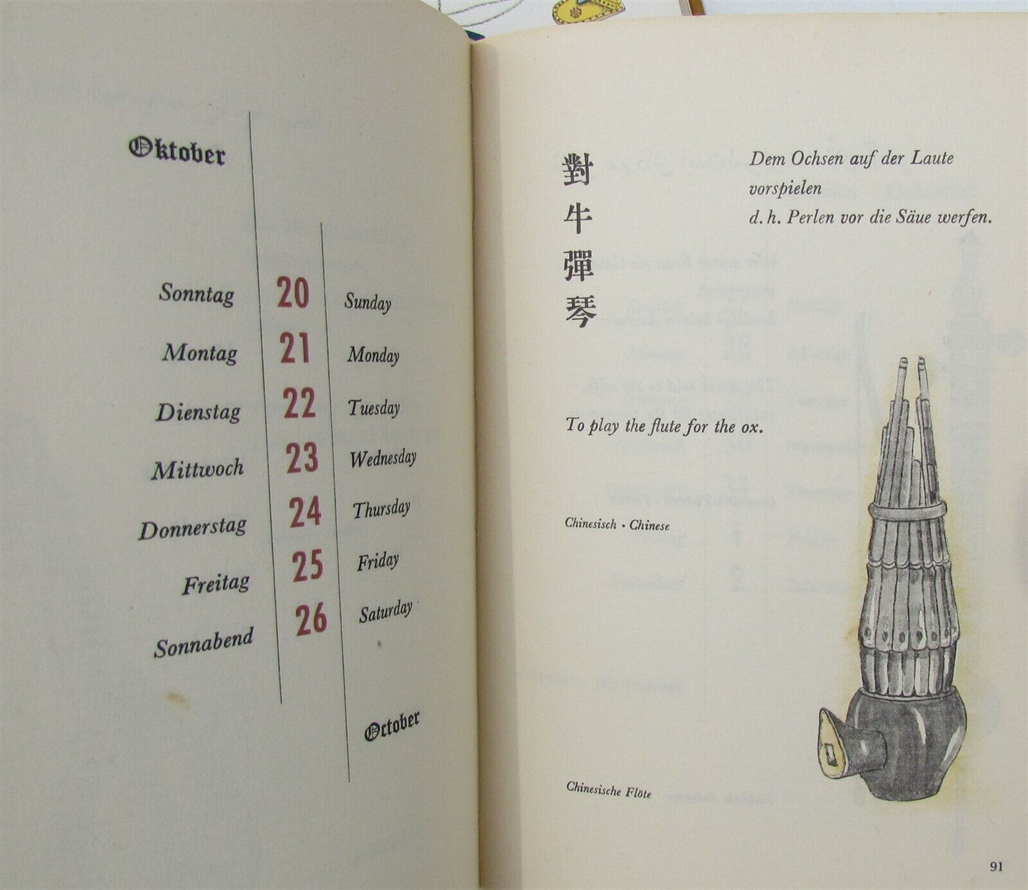 1953-1958 4 VOLUMES CALENDARIUM TYCHOPOLITANUM illustrated