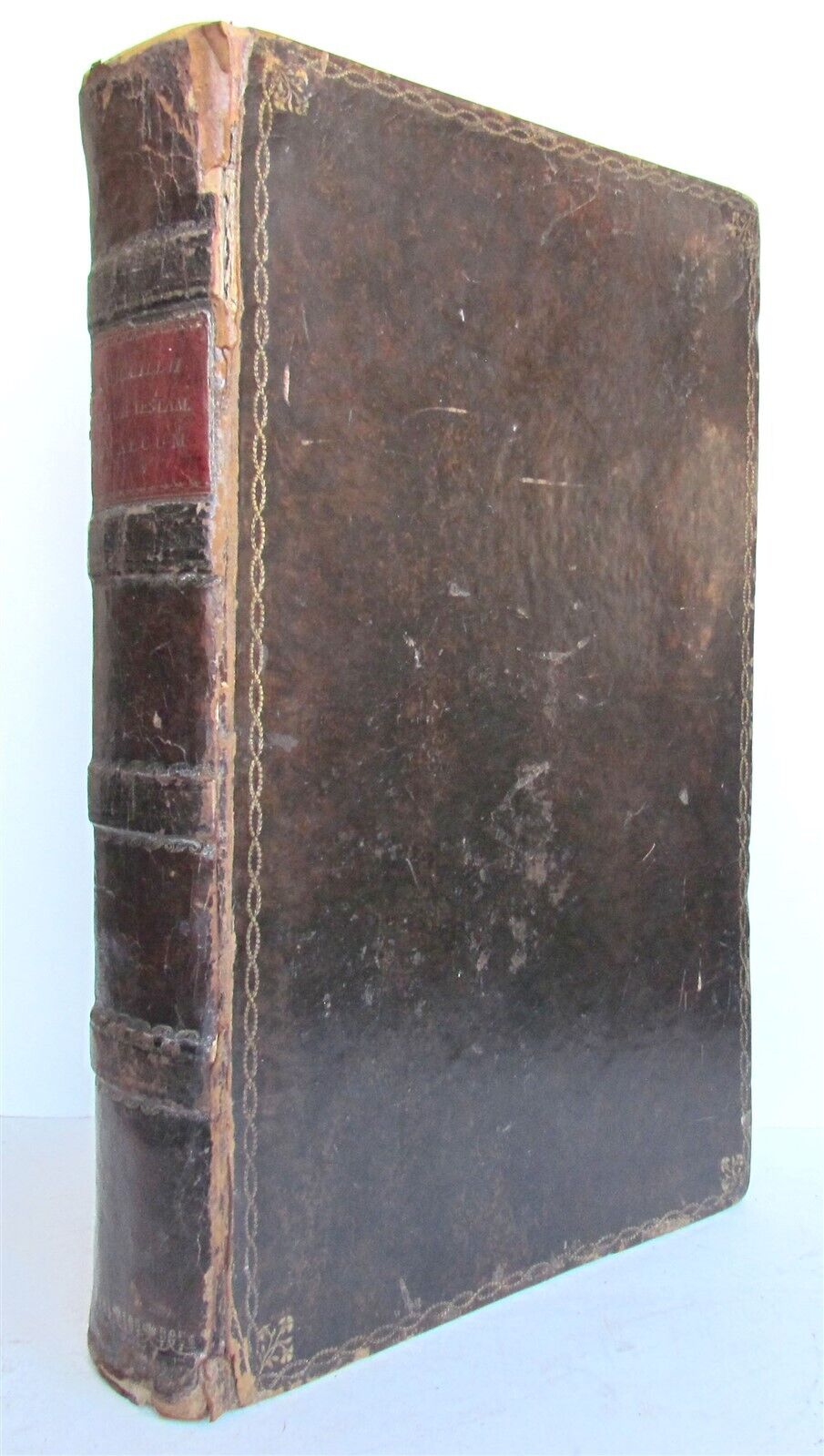 1723 GREEK BIBLE MASSIVE FOLIO antique Novum Testamentum Graecum NEW TESTAMENT