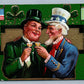 UNCLE SAM ST.PATRICKS SERIES ANTIQUE POSTCARD PATRIOTIC