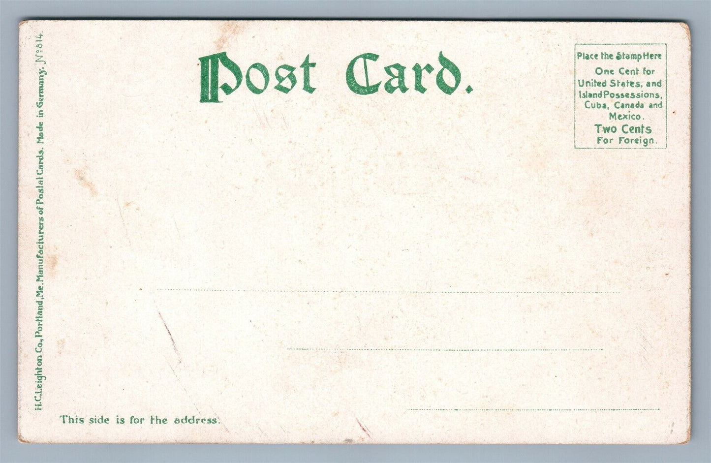 LAKEWOOD NJ LAKE & MADISON AVENUE ANTIQUE POSTCARD