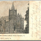 HONESDALE PA ST.JOHN'S GERMAN LUTHERAN CHURCH UNDIVIDED 1905 ANTIQUE POSTCARD