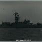 MILITARY SHIP USS KNOX VINTAGE REAL PHOTO POSTCARD RPPC