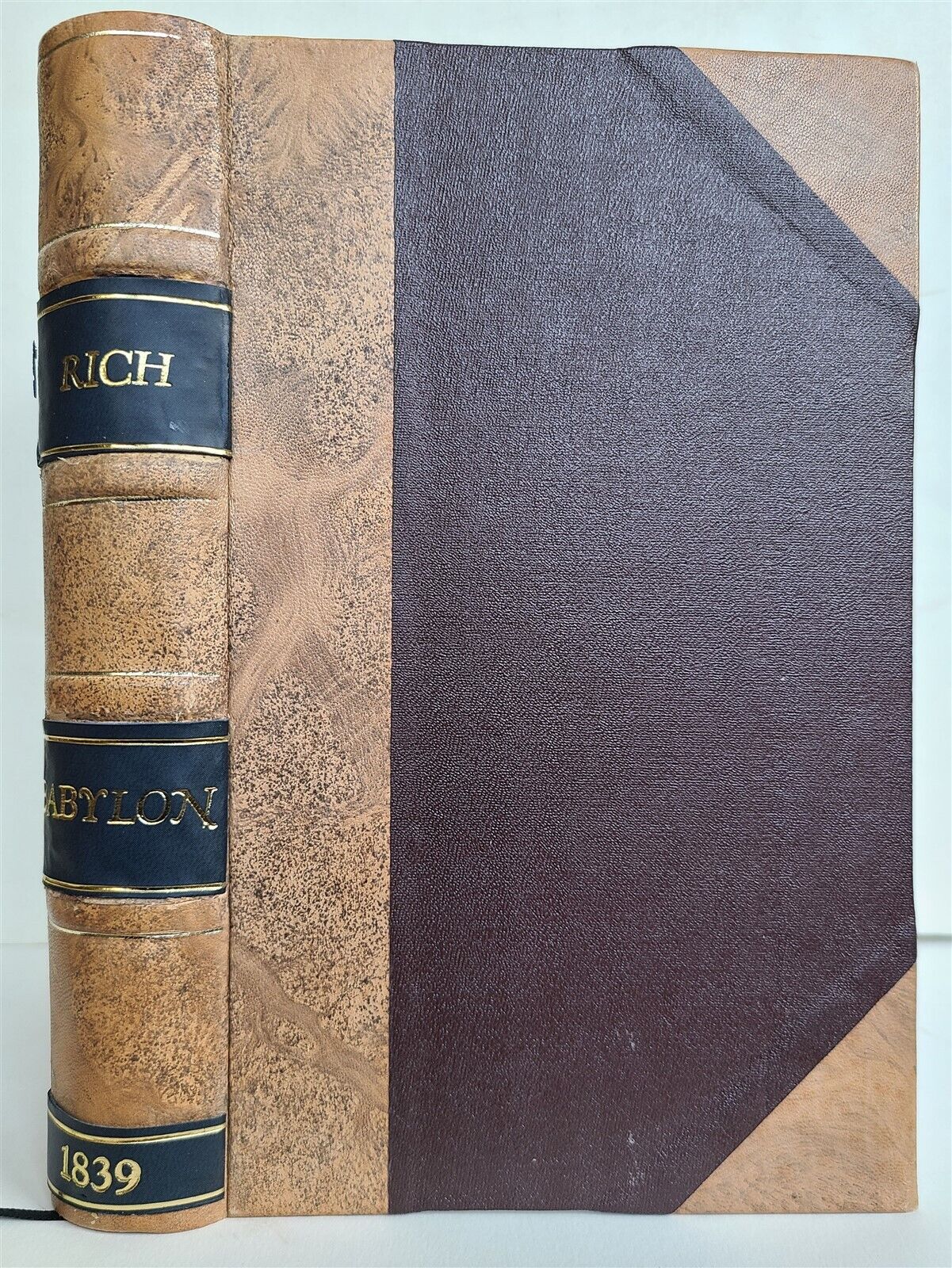 1839 NARRATIVE of JOURNEY TO THE SITE of BABYLON by C. RICH antique ILLUSTRATED