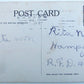 VINTAGE ADVERTISING POSTCARD RIVERSIDE WOOLEN CO. PITTSFIELD MAINE