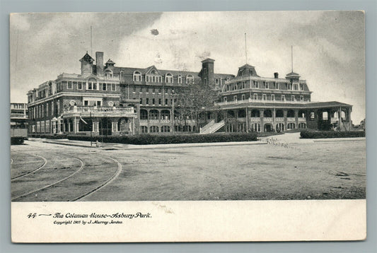 ASBURY PARK NJ COLEMAN HOUSE 1905 ANTIQUE POSTCARD