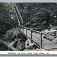 GLEN ONOKO PA CROSSING AT DUAL VISTA ANTIQUE POSTCARD