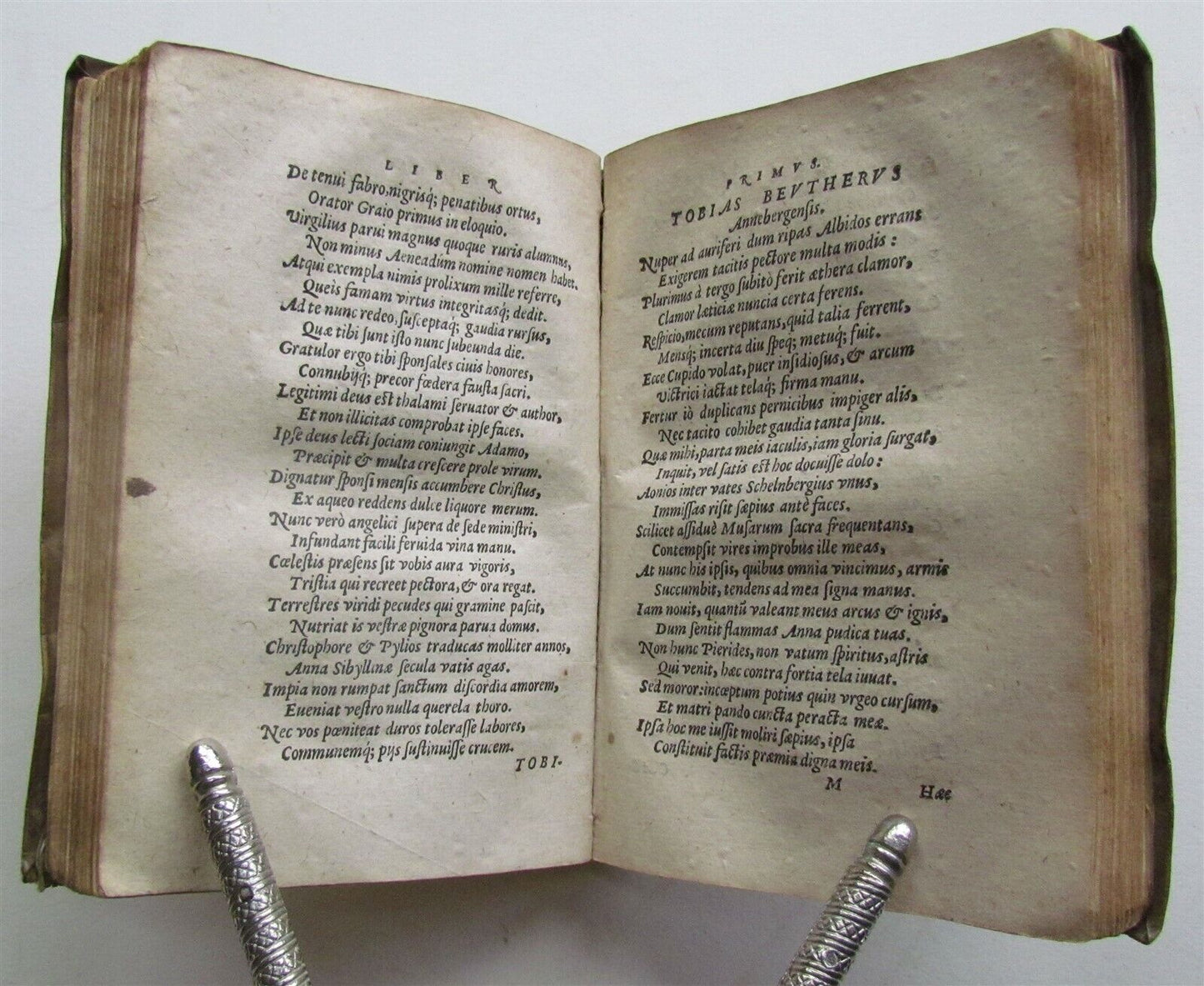 1565 POETRY Carminum nuptialium by Chr. Schellenberg ANTIQUE VELLUM 16th century