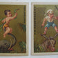 PHILADELPHIA J.E. CALDWELL & CO. SET OF 2 ANTIQUE VICTORIAN TRADE CARDS