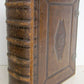 1782 BIBLE LEATHER BOUND w/ CLASPS BIBLIA SACRA antique in DUTCH NETHERLANDS