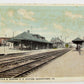 ANTIQUE POSTCARD - PHILADELPHIA & READING RAILROAD STATION QUAKERTOWN PA railway