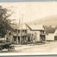 HOP BOTTOM PA MAIN STREET ANTIQUE REAL PHOTO POSTCARD RPPC