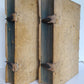 1753 - 1756 2 VOLUMES PIGSKIN BOUND FOLIOS w/ CLASPS antique SERMONS by SEEAUER