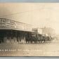 MT.HOPE KS MAIN STREET STORE FRONTS SIGNS ANTIQUE REAL PHOTO POSTCARD RPPC