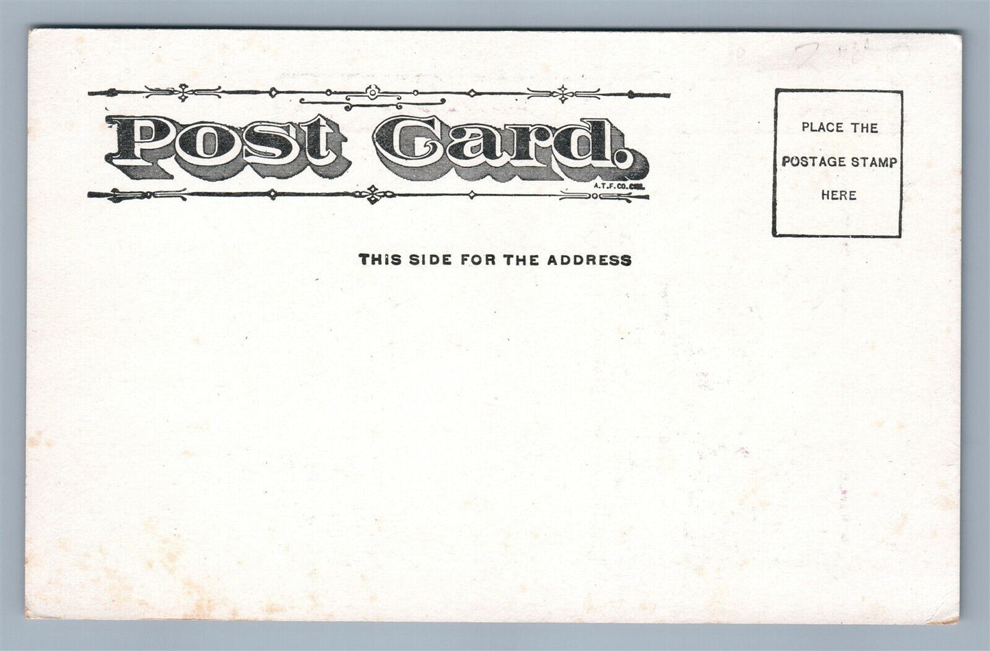 HANGING MAN ANTIQUE POSTCARD