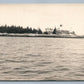 BOOTHBAY HARBOR ME LIGHTHOUSE VINTAGE REAL PHOTO POSTCARD RPPC