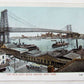 VINTAGE 1904 UNDIVIDED POSTCARD THE NEW RIVER BRIDGE NEW YORK