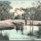 BLAIRSTOWN NJ STONE BRIDGE 1908 ANTIQUE POSTCARD