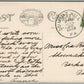 SUMMIT HILL PA SCENE NEAR BURNING MINE ANTIQUE POSTCARD