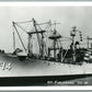 MILITARY SHIP US FIREDRAKE AE-14 VINTAGE REAL PHOTO POSTCARD RPPC