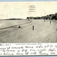 NEW LONDON CT OCEAN BEACH ANTIQUE POSTCARD
