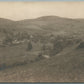 GILLET PA BIRDS EYE VIEW ANTIQUE REAL PHOTO POSTCARD RPPC